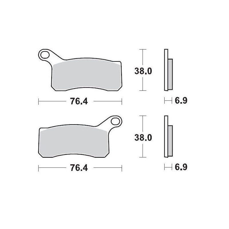BRAKE PAD RACING - 17211720 - Dr Rider