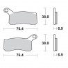 BRAKE PAD RACING - 17211720 - Dr Rider