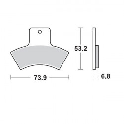 BRAKE PAD RACING - 17211723 - Dr Rider