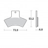 BRAKE PAD RACING - 17211723 - Dr Rider