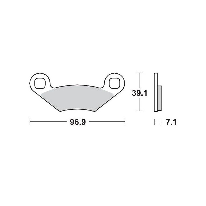 BRAKE PAD RACING - 17211724 - Dr Rider
