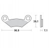 BRAKE PAD RACING - 17211724 - Dr Rider