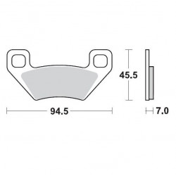 BRAKE PAD RACING - 17211725 - Dr Rider