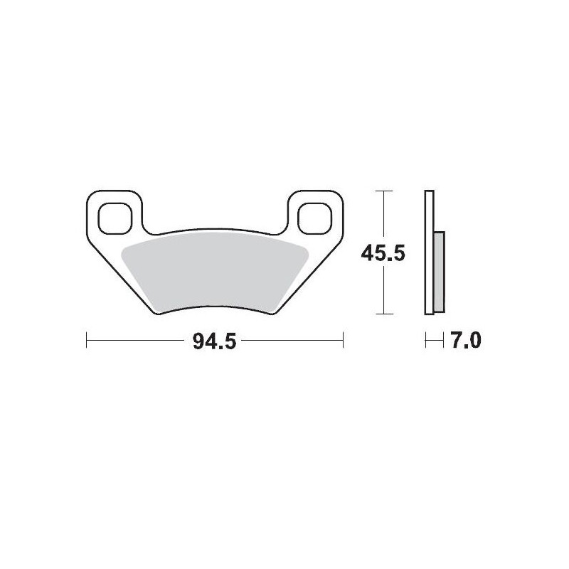 BRAKE PAD RACING - 17211725 - Dr Rider
