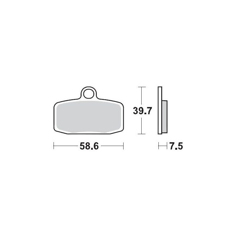 BRAKE PAD RACING GP - 17211728 - Dr Rider