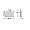 BRAKE PAD RACING GP - 17211728 - Dr Rider