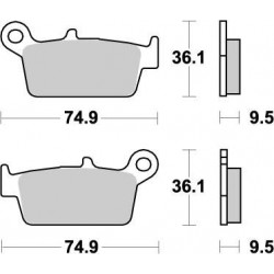 BRAKE PAD NITRO - 17211850 - Dr Rider