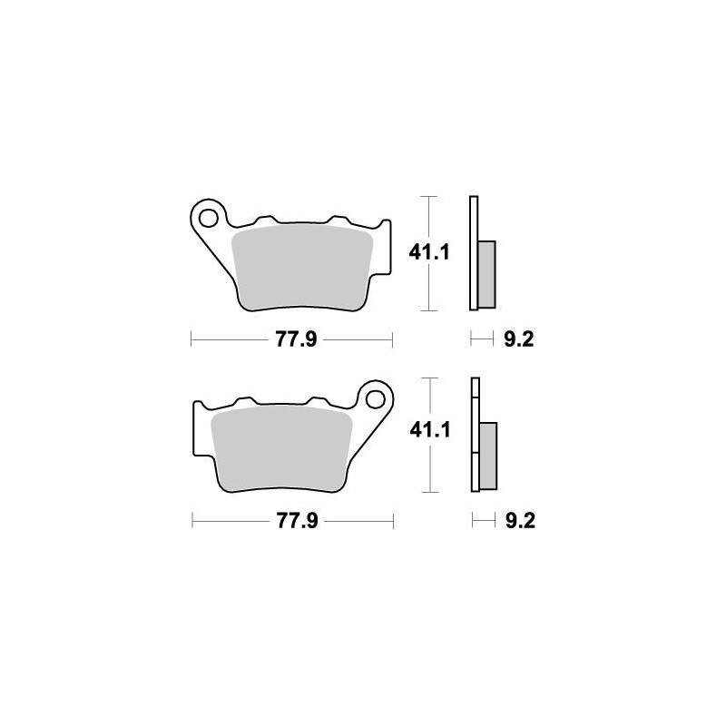 BRAKE PAD NITRO - 17211851 - Dr Rider