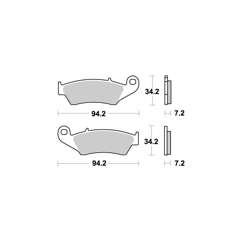 BRAKE PAD NITRO - 17211852 - Dr Rider