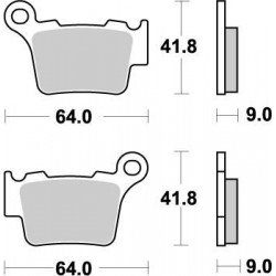 BRAKE PAD NITRO - 17211853 - Dr Rider