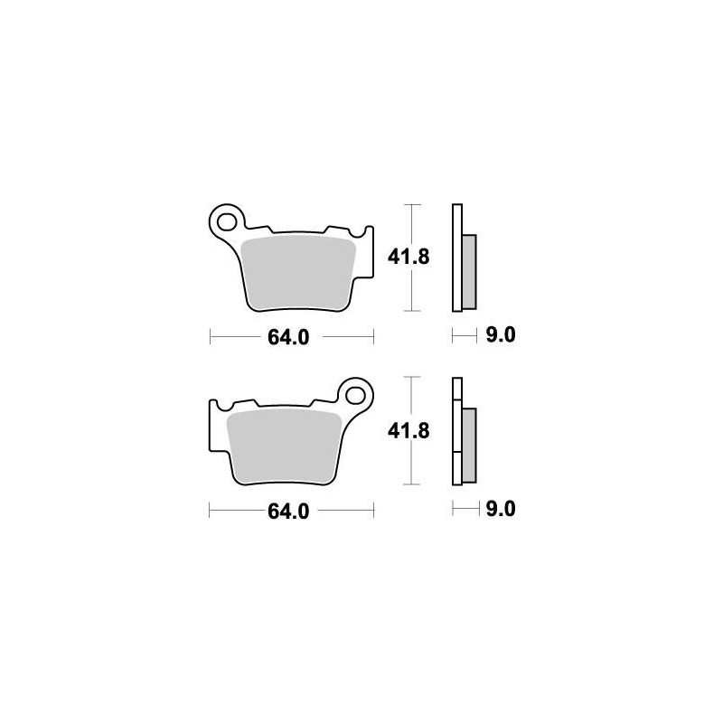 BRAKE PAD NITRO - 17211853 - Dr Rider