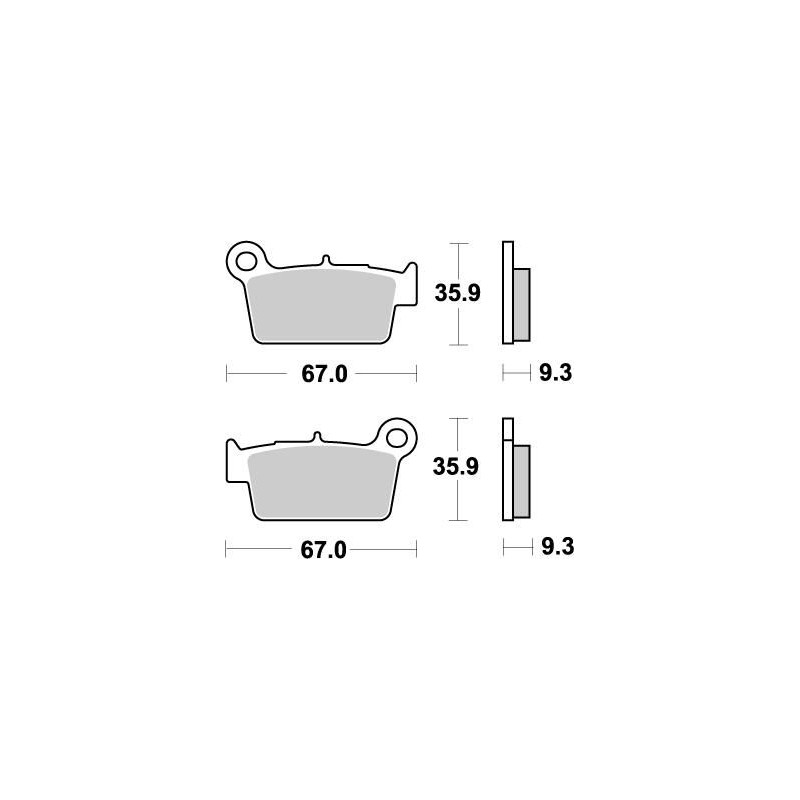 BRAKE PAD NITRO - 17211854 - Dr Rider