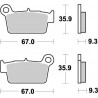 BRAKE PAD NITRO - 17211854 - Dr Rider