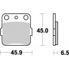 BRAKE PAD NITRO - 17211858 - Dr Rider