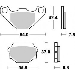 BRAKE PAD NITRO - 17211859 - Dr Rider