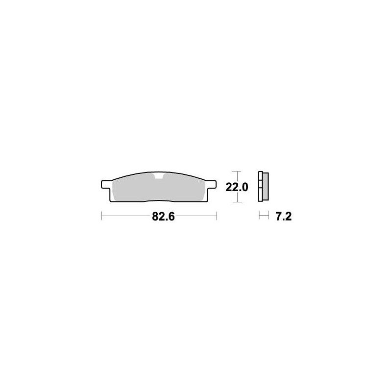 BRAKE PAD NITRO - 17211860 - Dr Rider