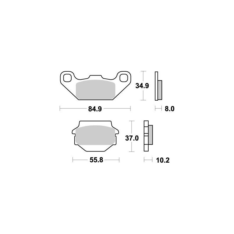 BRAKE PAD NITRO - 17211861 - Dr Rider