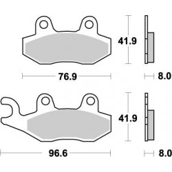 BRAKE PAD NITRO - 17211862 - Dr Rider