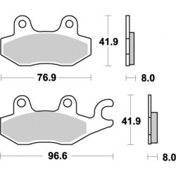 BRAKE PAD NITRO - 17211864 - Dr Rider