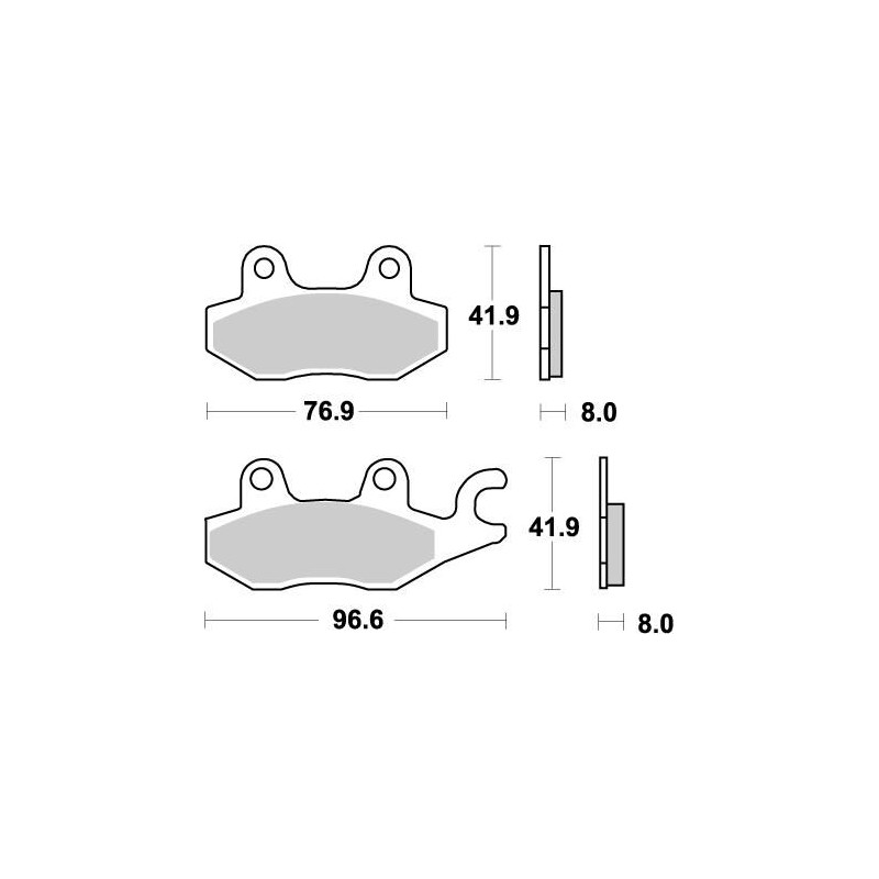 BRAKE PAD NITRO - 17211864 - Dr Rider