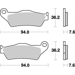 BRAKE PAD NITRO - 17211865 - Dr Rider