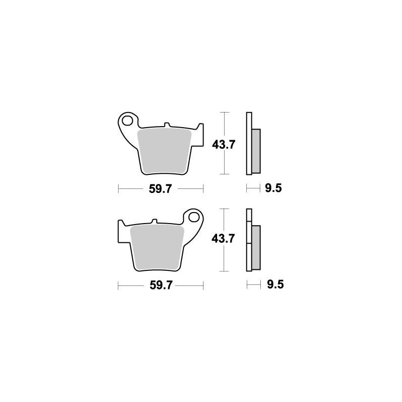 BRAKE PAD NITRO - 17211868 - Dr Rider