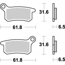 BRAKE PAD NITRO - 17211869 - Dr Rider