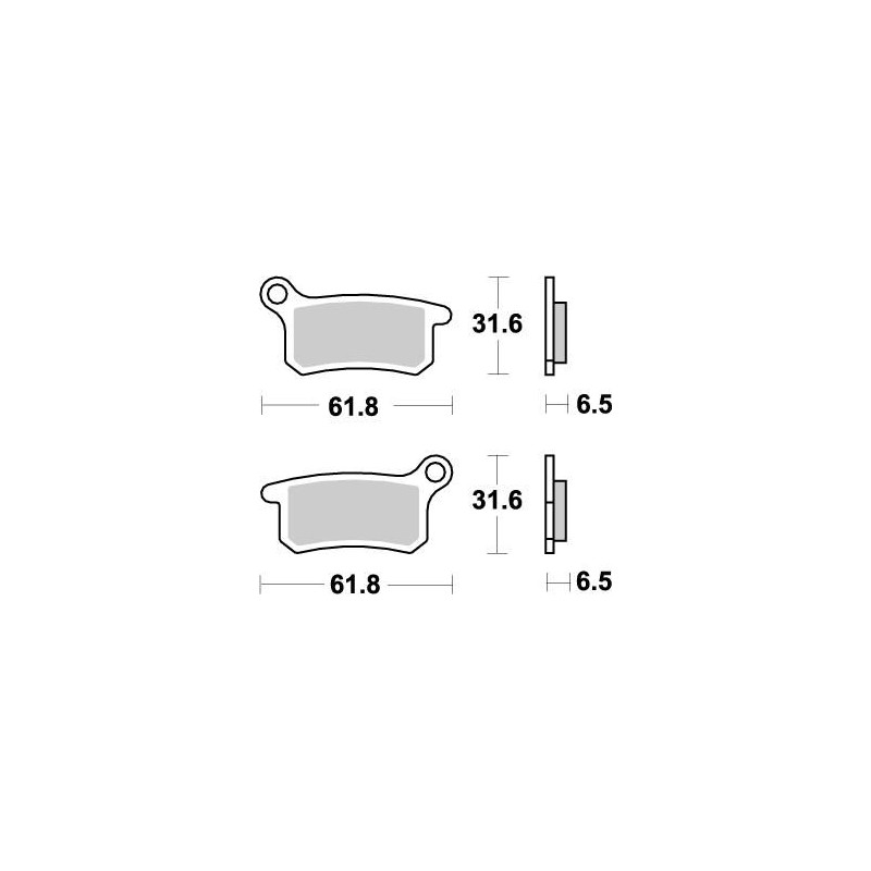 BRAKE PAD NITRO - 17211869 - Dr Rider