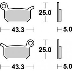 BRAKE PAD NITRO - 17211870 - Dr Rider