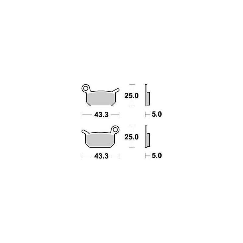 BRAKE PAD NITRO - 17211870 - Dr Rider