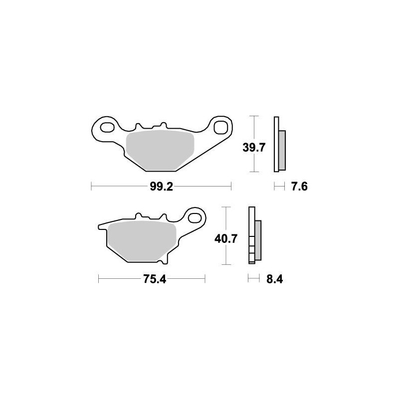 BRAKE PAD NITRO - 17211871 - Dr Rider