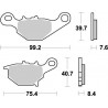 BRAKE PAD NITRO - 17211871 - Dr Rider