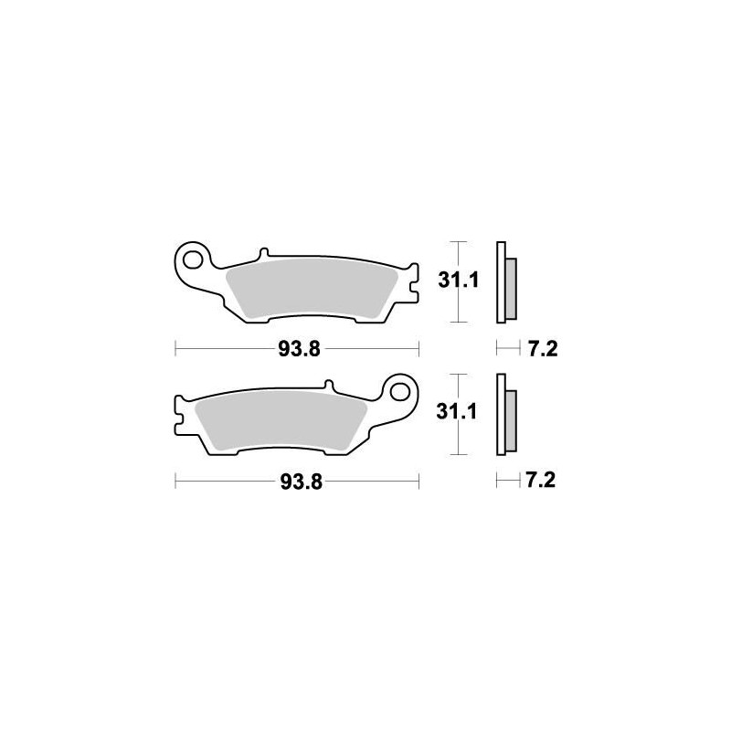 BRAKE PAD NITRO - 17211872 - Dr Rider