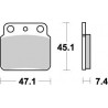 BRAKE PAD NITRO - 17211873 - Dr Rider