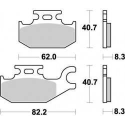 BRAKE PAD NITRO - 17211875 - Dr Rider