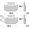 BRAKE PAD NITRO - 17211876 - Dr Rider