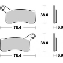 BRAKE PAD NITRO - 17211877 - Dr Rider