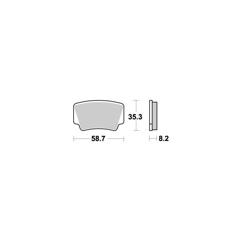 BRAKE PAD NITRO - 17211878 - Dr Rider