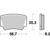 BRAKE PAD NITRO - 17211878 - Dr Rider