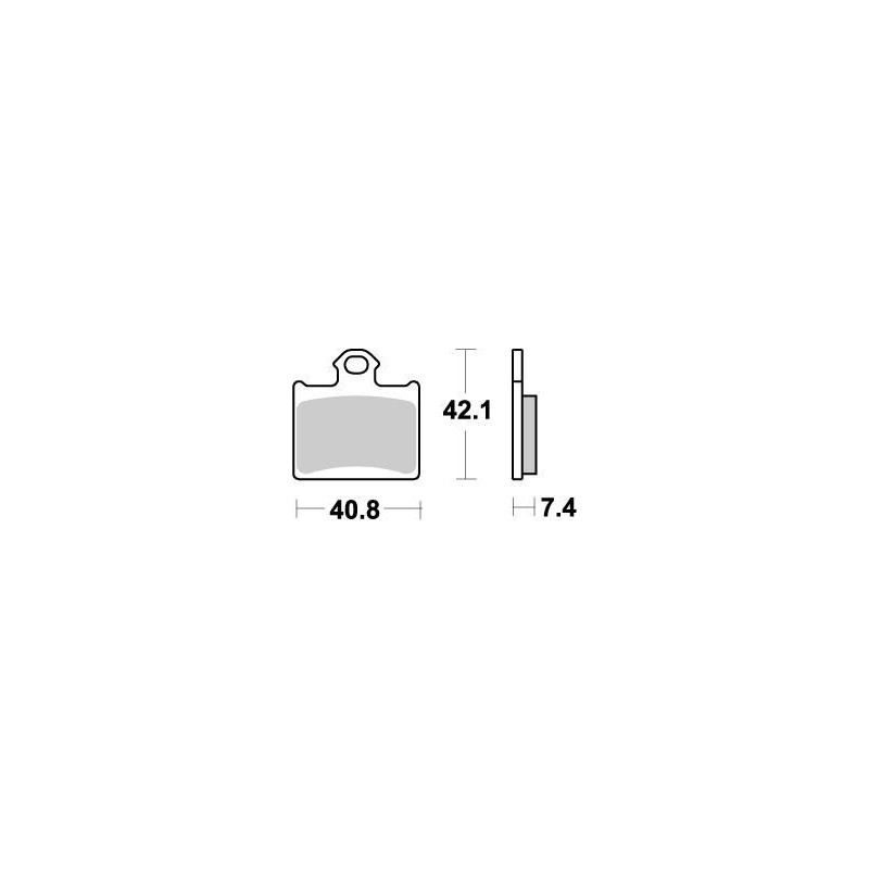 BRAKE PAD NITRO - 17211879 - Dr Rider