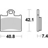 BRAKE PAD NITRO - 17211879 - Dr Rider