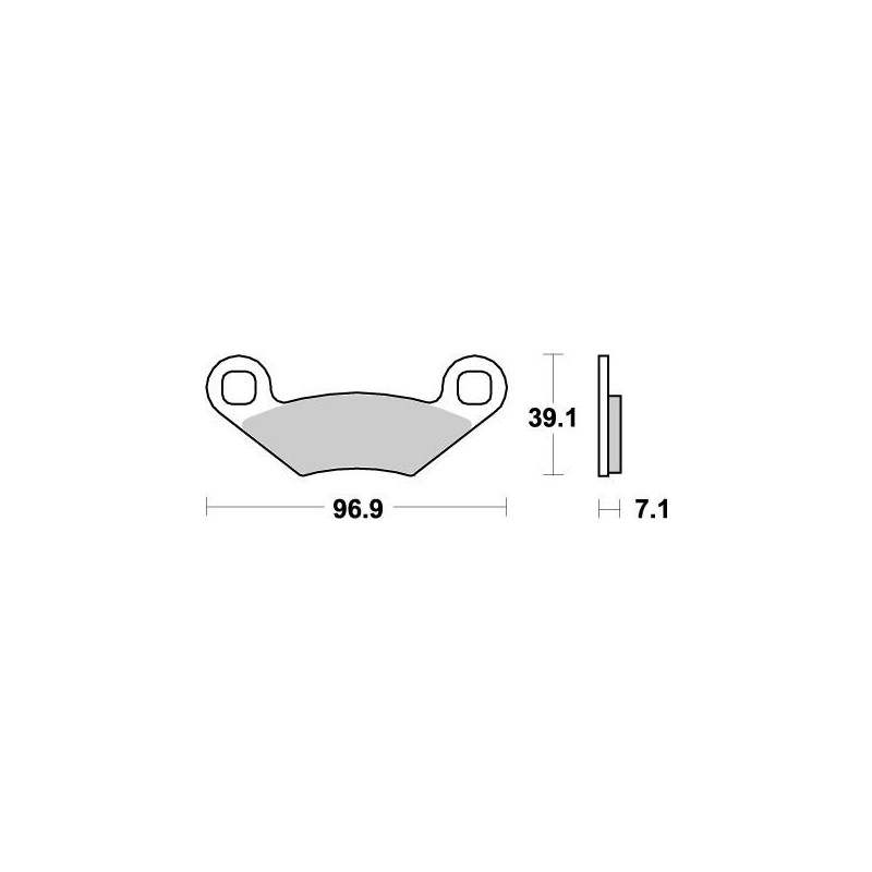 BRAKE PAD NITRO - 17211880 - Dr Rider