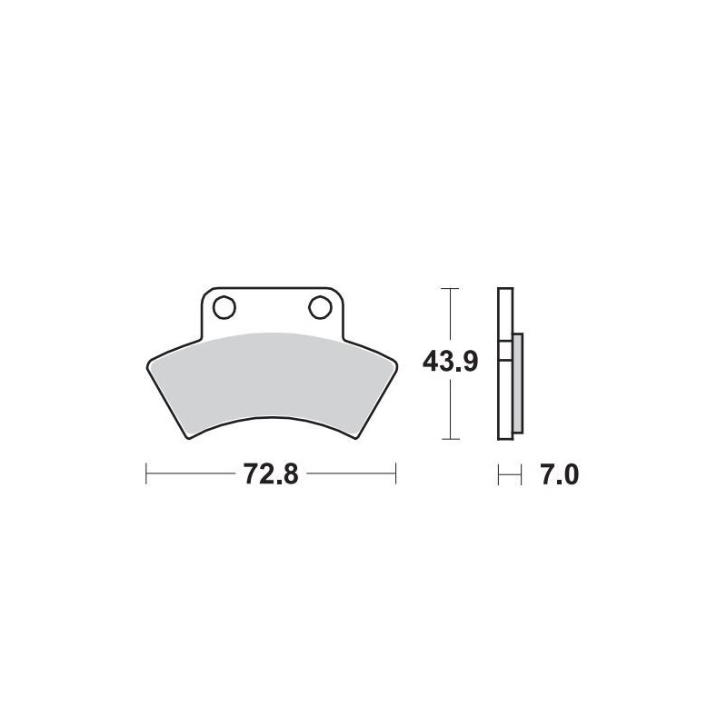 BRAKE PAD NITRO - 17211883 - Dr Rider