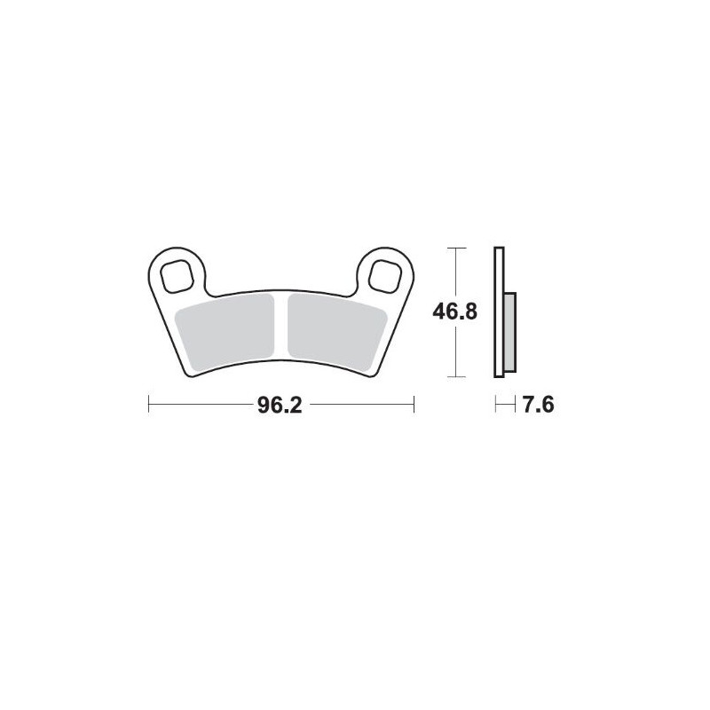BRAKE PAD NITRO - 17212120 - Dr Rider