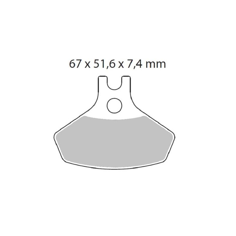 BRAKE PAD NITRO - 17212121 - Dr Rider