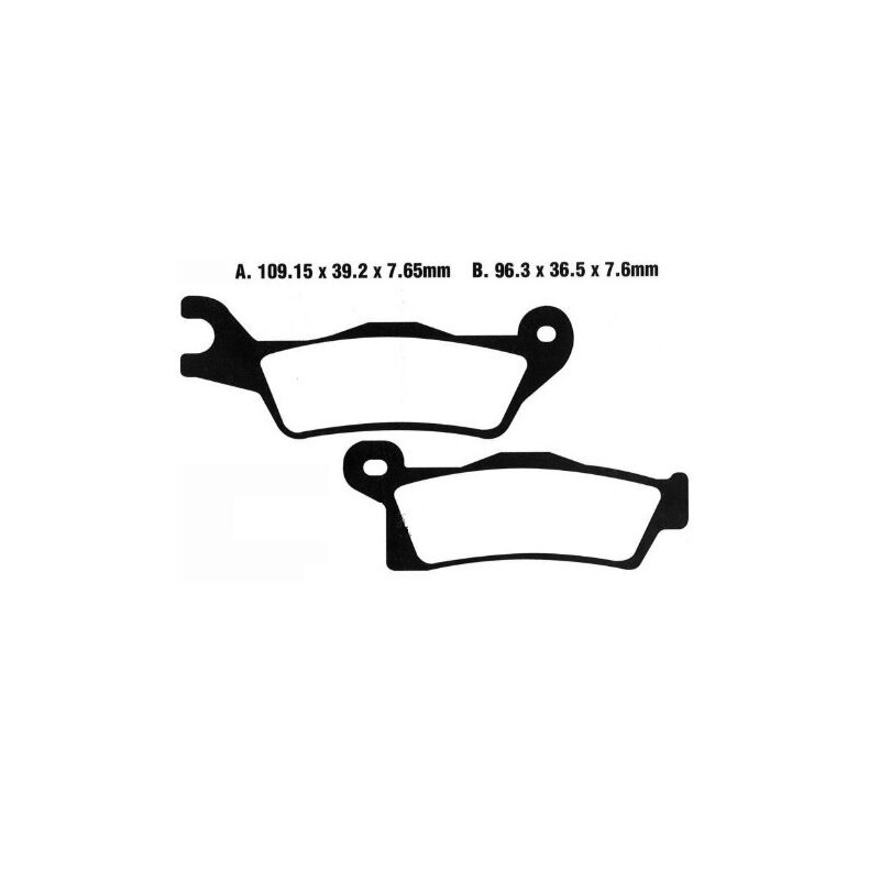 BRAKE PAD NITRO - 17212123 - Dr Rider