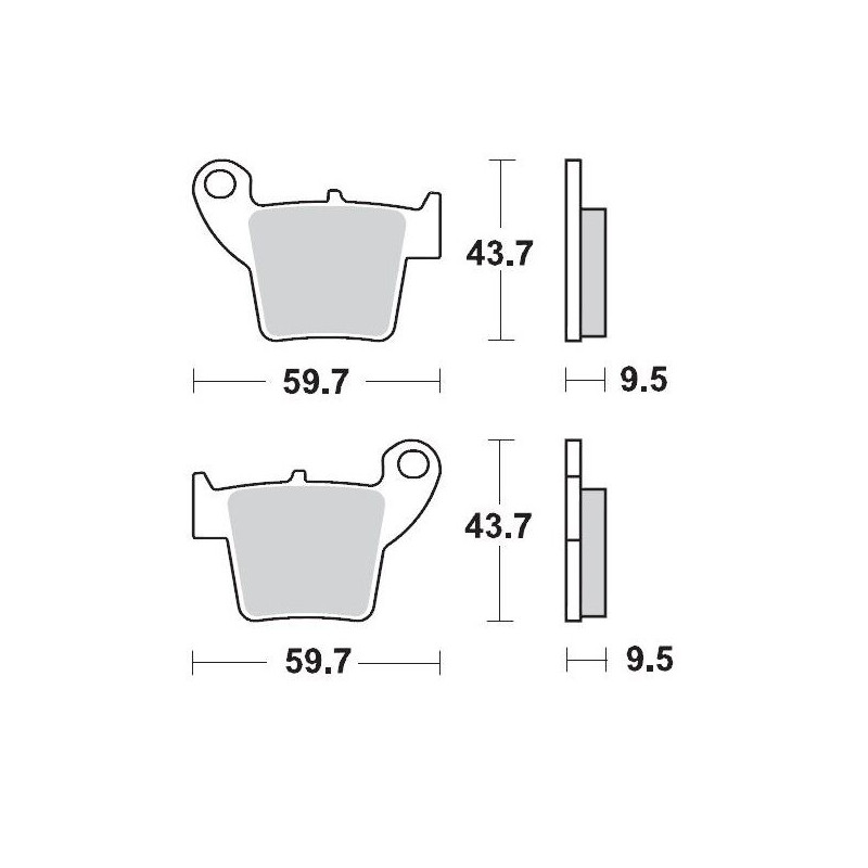 BRAKE PAD NITRO SPORT - 17212128 - Dr Rider