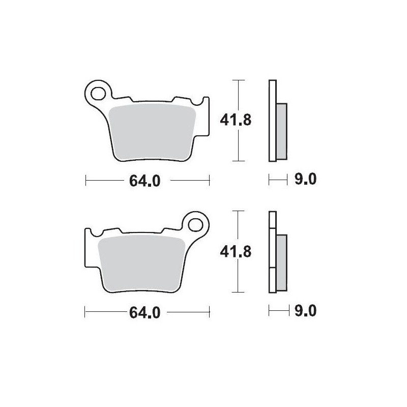 BRAKE PAD NITRO SPORT - 17212129 - Dr Rider