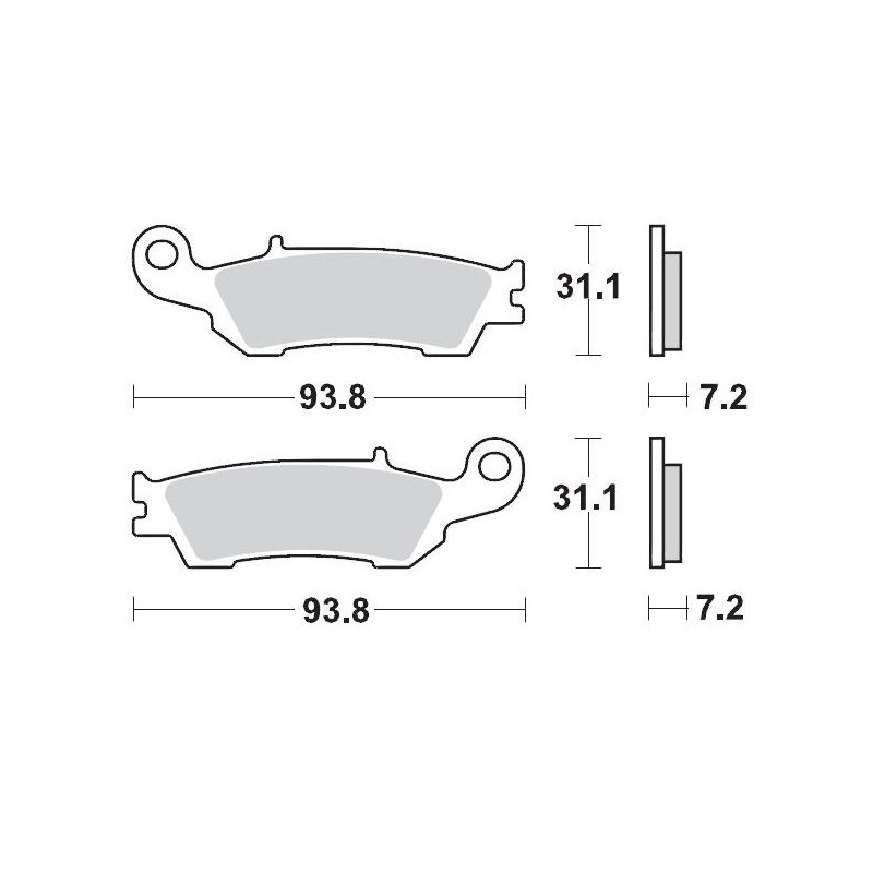 BRAKE PAD NITRO SPORT - 17212131 - Dr Rider