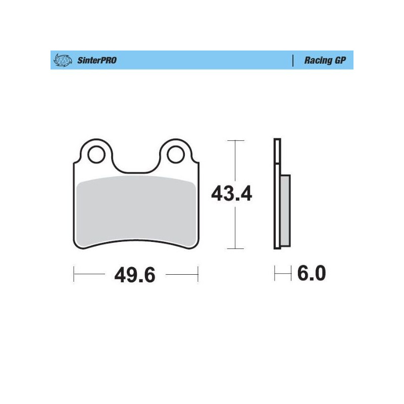 BRAKE PAD RACING GP - 17212525 - Dr Rider